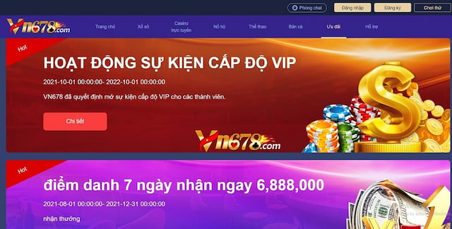 Nhà cái VN678 được ưa chuộng tại thị trường cá cược Việt Nam